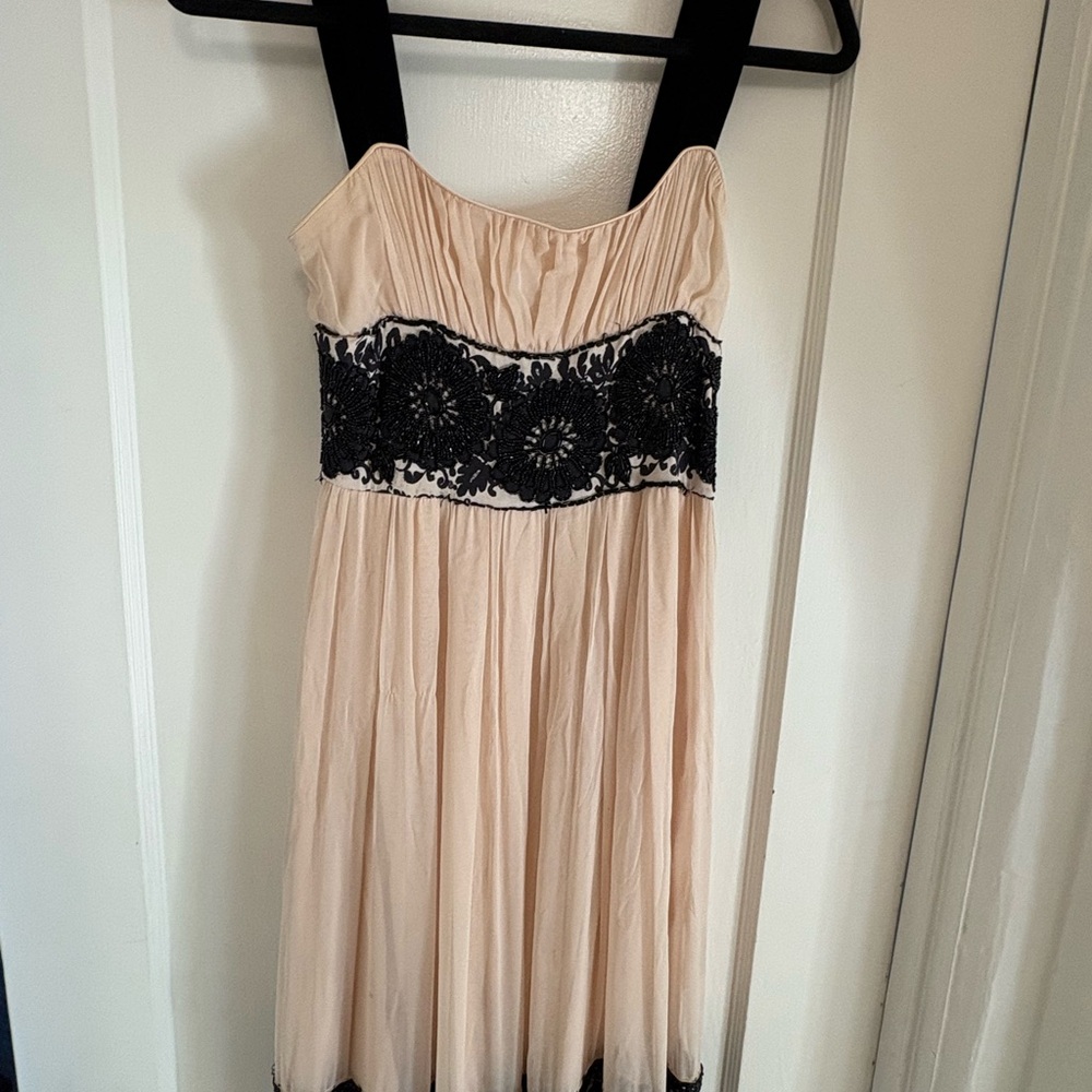 Vintage Diane Von Furstenberg 100% Silk beaded Dress